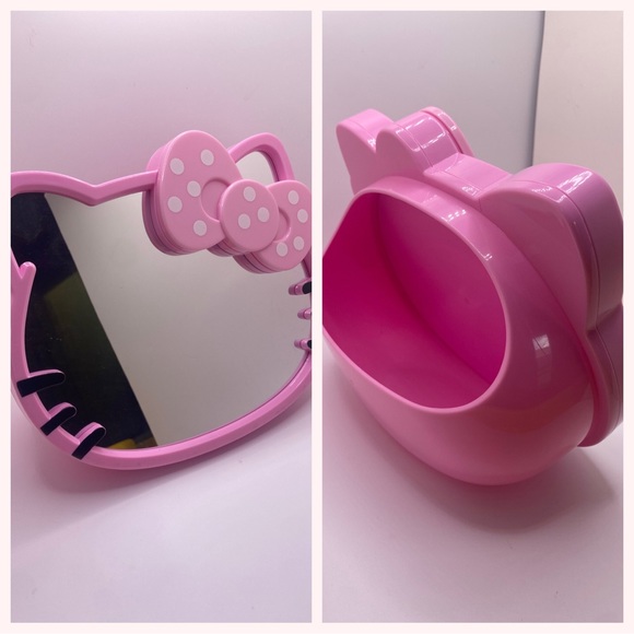 Hello Kitty Vanity Mirror with storage area in back- Pink- new - Picture 1 of 6